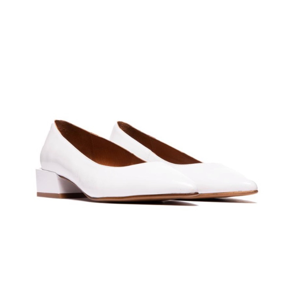 L’Intervalle White Block Heel
